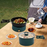 Electric Hot Cooker Pot Green Steamer Mini Multifunctional Pan Portable 110V Usa. Fixed Price $36.13.