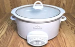 Rival White Smart Pot Crock Slow Cooker #38511 Quart Good Condition. Fixed Price $59.99.