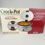 Crock Pot SCV550H 5.5 Quart Replacement Parts Lid Stoneware Base Choose. Fixed Price $14.77.
