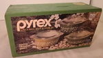 Pyrex Spring Blossom Green Bake Serve And Store Set 470-1-N, New Sealed Box. Fixed Price $349.99.