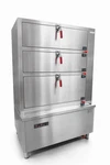 Commercial 3-TIER Stainless Steel Steamer, 27KW Super High Power, Large Capacity. Fixed Price $1599.00.