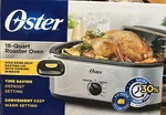 Oster Roaster Oven Quart Silver CKSTRS18-VHD-V Self-basting Lid- Open Box. Fixed Price $70.00.