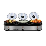 Megachef Warmer Elite 2.5 Quart Slow Cooker And Buffet Server In Brushed Silver. Fixed Price $106.28.