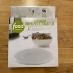 *new* Food Network Inner Pot Storage Silicone Lid 8 Quart Pressure Cooker Nib. Fixed Price $10.99.