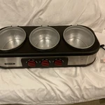 Bella Sensio Triple Slow Cooker YDE-1121 Three Insert Base Heating Element Only. Fixed Price $21.99.
