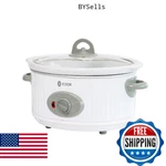 3.5 Quart Slow Cooker With Heat Settings, Non-stick And Dishwasher Safe, Remov. Fixed Price $51.96.
