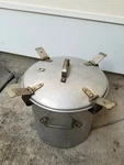 Antique 1910 American Aluminum Pressure Cooker Canner No 70. Fixed Price $75.00.