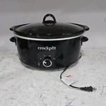 Crock-pot Qt Slow Cooker Black 270W Keep Warm Manual Model SCV700-B3-WM1-BR. Fixed Price $29.97.