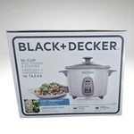 Black+decker 16 Cup Rice Cooker Steamer RC436 Nonstick New. Fixed Price $34.99.