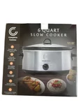 Complete Cuisine CC-SL-6000-SS 6-QUART Oval Stainless-steel Slow Cooker. Fixed Price $45.00.
