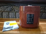 Curtis Stone 2QT Multi-cooker New Burgundy. Fixed Price $29.00.
