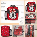 Disney Minnie Mouse Collegiate Insulated Lunch Box With Double Zip Pull New **. Fixed Price $26.96.