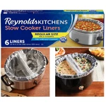 Reynolds Kitchens Slow Cooker Liners, Regular (fits 3-8 Quarts) 6PCS Free Ship. Fixed Price $7.99.