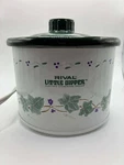 Rival Little Dipper Small Crockpot Vintage Ivy Pattern Works Great. Fixed Price $12.00.