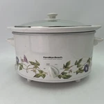 Hamilton Beach Proctor Silex Meal Maker Slow Cooker 33391 Morning Glory 4 Qt. Fixed Price $39.99.