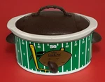 Rival Crock Pot The 50 Yard Line Slow Cooker Football 3.5 Quart Superbowl Tested. Fixed Price $49.99.