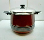 West Bend 6 Qt Stockpot Enamel Steel Dutch Oven Saut Braiser Pan Roaster & Lid*. Fixed Price $69.99.