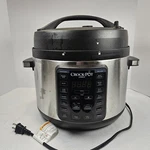 Crock-pot SCCPPC100-V1 Qt Electric Pressure Cooker, Programs, Stainless. Fixed Price $70.00.