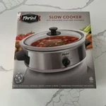 Slow Cooker Parini Cookware 2.5 Quart Oven Safe Removable Stoneware Box. Fixed Price $21.97.