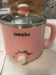 Dezin Electric Hot Pot, Rapid Noodles Cooker, Stainless Steel Mini 1.6. Fixed Price $26.73.