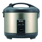 Tiger JNP-S10U 5.5 Cup Capacity White Rice Cooker With Spatula And Measuring. Fixed Price $129.00.