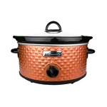 Brentwood Appliances SC136C 3.5-QUART Diamond-pattern Slow Cooker (brown). Fixed Price $44.99.