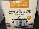 Crock-pot 2131365 4.5-QUART Manual Slow Cooker Brushed Stainless Steel. Fixed Price $38.00.