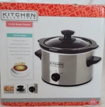 Kitchen Selectives Slow Cooker 1.5 Quart Stainless Steel SC152. Fixed Price $9.15.
