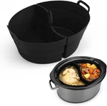 Chefaid Slow Cooker Divider Liners With Handle, 100% Silicone Reusable. Fixed Price $27.67.