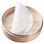 Gucuji 9 Silicone Bamboo Steamer Liners Non-stick, Inch, White. Fixed Price $17.07.