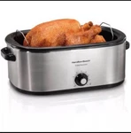 Hamilton Beach 22-QUART 28LBS Roaster Oven Self-basting Lid Stainless Steel. Fixed Price $79.99.