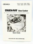 Rival Crock Pot Slow Cooker Owner's Guide 3140 3145 3164 3351 3355 3656 3670 Vtg. Fixed Price $6.57.
