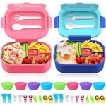 Caperci Wheat Straw Bento Snack Box Containers For Adults & Kids - Reusable. Fixed Price $31.94.