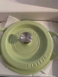 Vermicular Double-handled Pot Light Green 14CM Cast Iron W/recipe Book New Japan. Fixed Price $175.91.