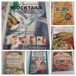 Your Choice! Cookbooks, Pasta, Mexican, Dry Foods, Jerky, Slow Cooker, Toaster. Fixed Price $10.00.