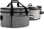 Double Layers Slow Cooker Bag (with Bottom Pad And Lid Fasten Straps), Insulat. Fixed Price $46.99.