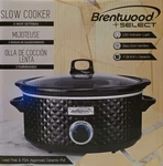 Brentwood SC-157BK Select Quart Slow Cooker. Fixed Price $55.00.