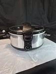 Hamilton Beach Slow Cooker, 33461-6QUART, Crock Pot Go Portable Locking Lid. Fixed Price $30.00.