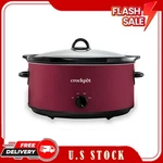 Crock-pot Manual 8-QUART Slow Cooker, Rhubarb. Fixed Price $48.84.
