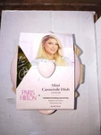 Paris Hilton Mini Casserole Dish W/lid 16OZ Stoneware Kitchen Bake Pink Hearts. Fixed Price $29.95.