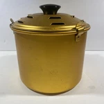 Rival Crock-pot Bread Cake Bake Gold Aluminum W/ Lid & Wire Rack. Fixed Price $23.74.