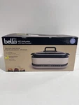 Used Bella Pro 6-QT. Multicooker With Sear Function Oatmilk. Fixed Price $15.95.