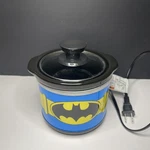 Comics Batman Mini Crock Pot Slow Cooker .65 Quart DCB-065. Fixed Price $26.00.