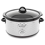 Brentwood Scallop Pattern 4.5 Qt Slow Cooker Stainless Steel. Fixed Price $69.94.