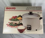 Vintage Sanyo EC-23 Electric 10 Cup Rice Cooker Steamer New. Fixed Price $108.25.
