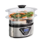 Digital Food Steamer Rice Cooker 5.5 Quart Stackable Two Tier Hamilton Beach. Fixed Price $74.99.