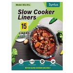 Syntus Slow Cooker Liners, 15 Count Cooking Bags Extra Large Size Disposable .... Fixed Price $17.21.