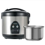 Moosum 5-CUP Rice Cooker Electric Stainless Steel Inner Pot Steamer. Fixed Price $64.99.