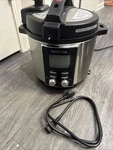 Gourmia 6-QUART Pressure Cooker With Auto Release, Stainless Steel. Fixed Price $43.85.