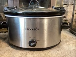 Crock-pot SCCPVL659-S 6.5 Quart Classic Slow Cooker + Insulated Travel Bag Locks. Fixed Price $39.00.
